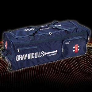 Gray Nicolls 1500 Cricket Wheel Bag navy blue