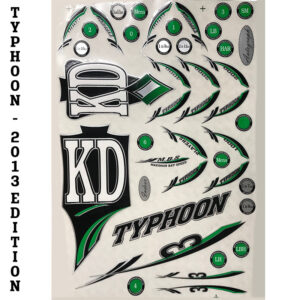 KD Typhoon Bat Stickers (Series 3)