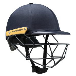 Masuri C Line Plus Junior cricket helmet with neck guard fitted