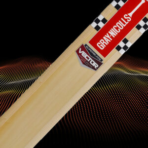 POWERCURVE face on Gray Nicolls Vector Superblade Junior Kashmir Willow cricket bat